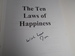 The Ten Laws of Happiness