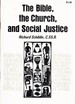Bible, the Church, and Social Justice