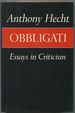 Obbligati: Essays in Criticism