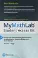 Using & Understanding Mathematics: a Quantitative Reasoning Approach--Mylab Math With Pearson Etext