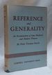 Reference and Generality: an Examination of Some Medieval and Modern Theories