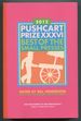 2012 Pushcart Prize XXXVI: Best of the Small Presses