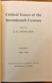 Critical Essays of the Seventeenth Century: Volume I-1605-1650