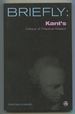 Briefly: Kant's Critique of Practical Reason (the Concept of the Highest Good and the Postulates of the Practical Reason)