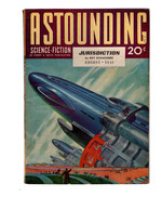 Astounding Science Fiction, August 1941. Jurisdiction By Nat Schachner. Cover Art By Hubert Rogers. Rare Pulp Magazine