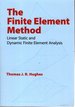 Finite Element Method: Linear Static and Dynamic Finite Element Analysis (Dover Civil and Mechanical Engineering)
