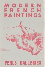 The Perls Galleries Collection of Modern French Paintings, Catalogue No. 8: March 3-April 5 and From April 7-May 10, 1952. 8vo., [16 Pp. ] Stapled Wraps, Deckled Edges, Very Good With Minor Sun-Fading. Illustrated