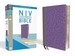 Niv, Thinline Bible, Giant Print, Leathersoft, Gray/Purple, Red Letter, Comfort Print