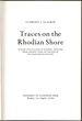 Traces on the Rhodian Shore: Nature and Culture in Western Thought From Ancient Times to the End of the Eighteenth Century