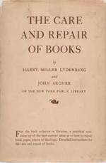 The Care and Repair of Books