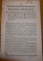 Second Memoire Sur L'HoPital-General De La Ville De Clermont, Chef Lieu Du Departement Du Puy-De-Dome