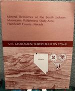 Mineral Resources of the South Jackson Mountains Wilderness Study Area, Humboldt Co., Nv