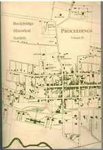 Proceedings of the Rockbridge Historical Society Volume IX 1975-1979