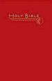 Ceb Common English Large Print Pew Bible, Dark Red Umc Emblem
