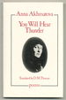 You Will Hear Thunder. Akhmatova: Poems