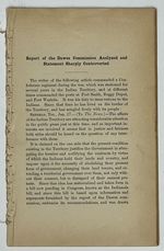 Report of the Dawes Commission Analyzed and Statement Sharply Controverted