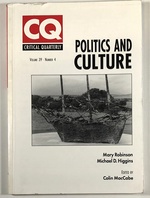 Critical Quarterly, Volume 39, Number 4, Winter 1997