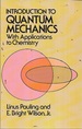 Introduction to Quantum Mechanics With Applications to Chemistry (Dover Books on Physics)