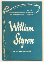 William Styron (Pamphlets on American Writers Number 98)