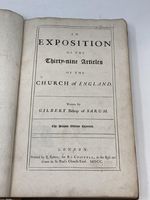 An Exposition of the Thirty-Nine Articles of the Church of England