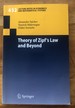 Theory of Zipf's Law and Beyond