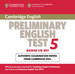 Cambridge Preliminary English Test 5 Audio Cd Set (2 Cds)
