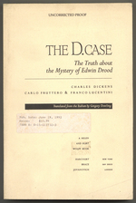 The D. Case: the Truth About the Mystery of Edwin Drood