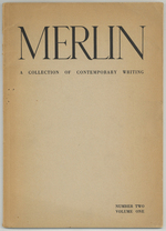 Merlin: a Collection of Contemporary Writing-Number Two, Volume One, Autumn 1952