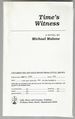 Time's Witness (Advance Uncorrected Proof)