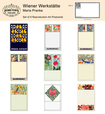 Maria Pranke Wiener Werkstatte Lot of 9 Rare Antique Greeting Postcard Reproductions, Vintage Graphic Design