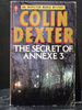 The Secret of Annexe 3 Seventh in Inspector Morse Series