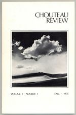 Chouteau Review-Vol. 1, No. 1, Fall 1975 [With Editor's Tls to Clark Coolidge]