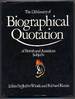 The Dictionary of Biographical Quotation of British and American Subjects