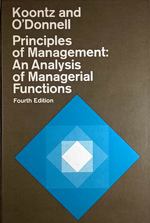 Principles of Management: an Analysis of Managerial Functions 4th Edition