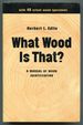 What Wood is That? a Manual of Wood Identification