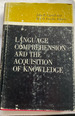 1973 Hc Language Comprehension and the Acquisition of Knowledge By John B. Carroll