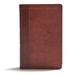 Csb Everyday Study Bible, British Tan Leathertouch