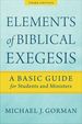 Elements of Biblical Exegesis