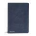 Csb (in)Courage Devotional Bible, Navy Genuine Leather