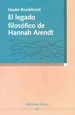 Legado Filosofico De Hannah Arendt (Coleccion Razon Y Socie