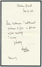 Autograph Note Signed