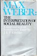 Max Weber: the Interpretation of Social Reality