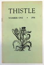 Thistle: Volume 1, Number 1
