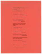[Broadside]: Incantations and Aphorae for Colonel Catfish Crater on the Occasion of the 25th Birthday of the Jargon Society