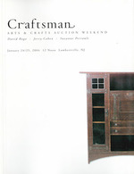 Craftsman Arts & Crafts Auction Weekend January 25-25, 2004 Lots #1-#1, 106