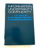1983 Hc Information, Uncertainty, Complexity By Traub, Joe Fred