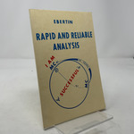 Rapid and Reliable Analysis