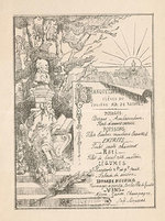 Menu Pour Le Banquet Des lves Du Collge Notre-Dame De Rethel (Illustr Du Buste De Verlaine). Original Document