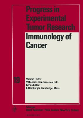 Immunology of Cancer - Richards, Victor