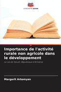 Importance de l'activit rurale non agricole dans le dveloppement